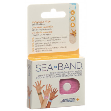 Sea-Band Akupressurband Kinder pink 1 Paar Sea-Band Akupressurband Kinder pink 1 Paar