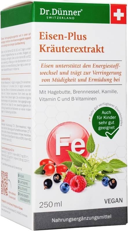 Dr. Dünner Eisen-Plus Kräuterextrakt Fl 250ml