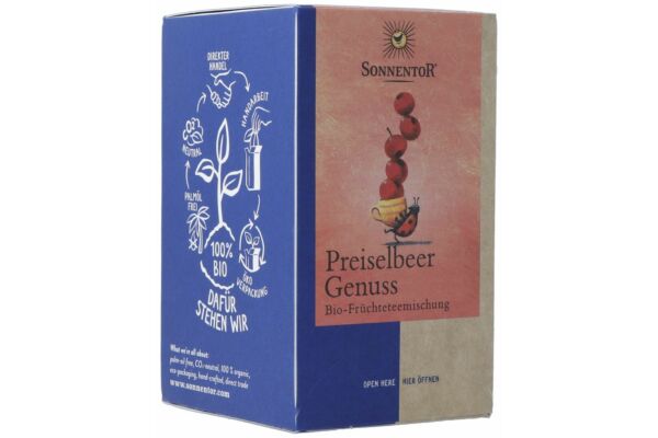 Sonnentor Preiselbeer Genuss Tee BIO 18 Stück Sonnentor Preiselbeer Genuss Tee BIO 18 Stück