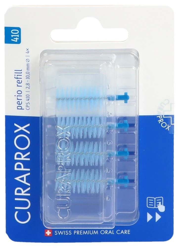 Curaprox CPS 410 Perio refill 4tx Himmelblau