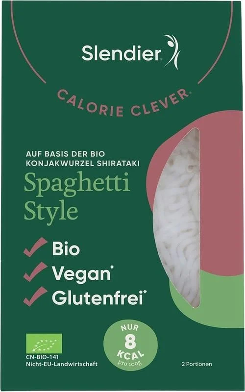 SLENDIER Konjak Spaghetti Style Bio 400g