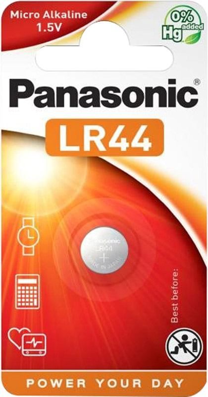 Panasonic Batterien Knopfzelle LR44 2 Stück