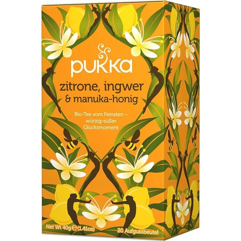 Pukka Zitrone Ingwer & Manuka-Honig Tee Bio Btl 20 Stück Pukka Zitrone Ingwer & Manuka-Honig Tee Bio Btl 20 Stück
