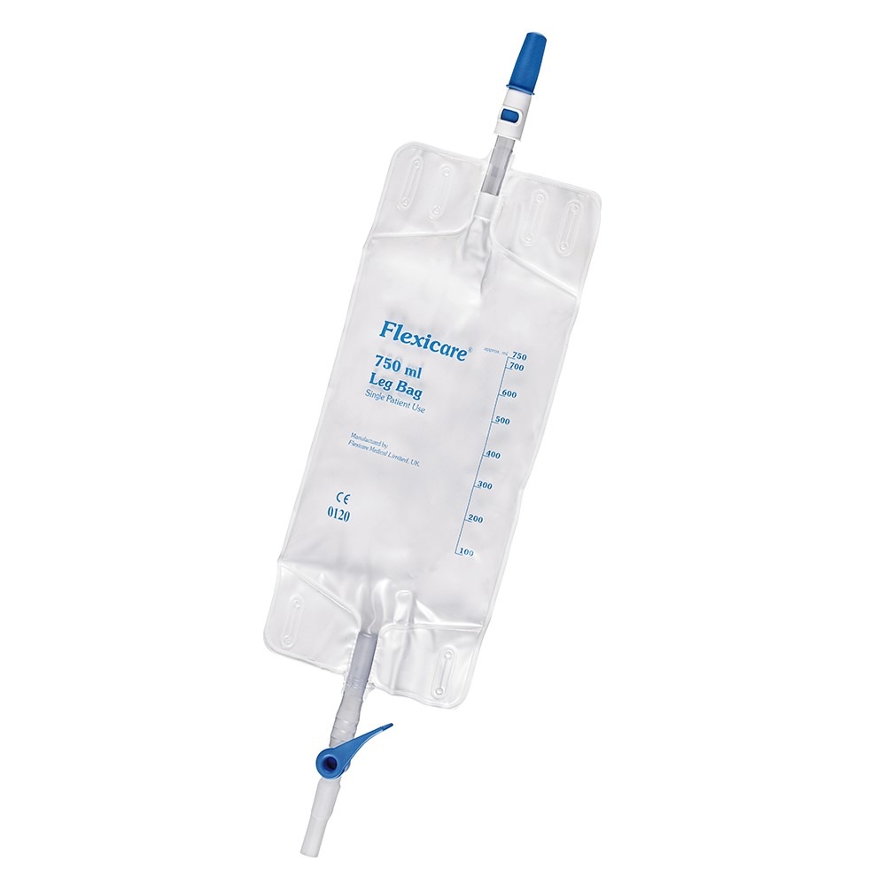 FLEXICARE Urinbeutel 750ml 7cm Ablauf RV 10 Stück