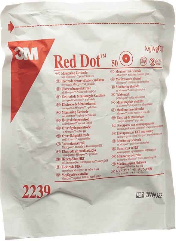 3M RED DOT EKG Elekt Micropore Erw rund neu 50 Stück 3M RED DOT EKG Elekt Micropore Erw rund neu 50 Stück