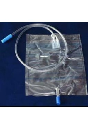 Gribi Pharmaplast Urinbeutel 0.75l/10cm RV+Ablauf