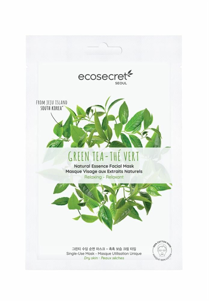 ECOSECRET Gesichtsmaske entspann Grüner Tee 20ml