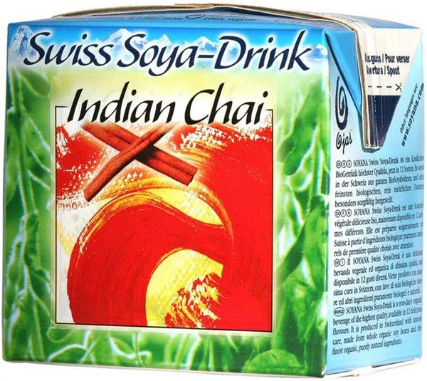 Soyana SWISS Sojadrink India Chai Bio Tetra 5dl Soyana SWISS Sojadrink India Chai Bio Tetra 5dl