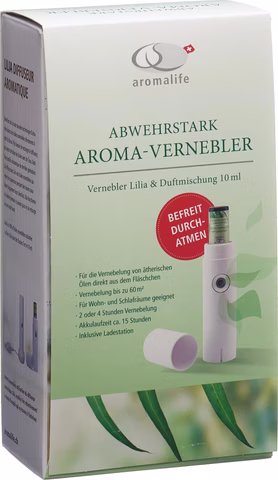 AROMALIFE Lilia Aromavernebler mit Abwehrstark Duftmischung