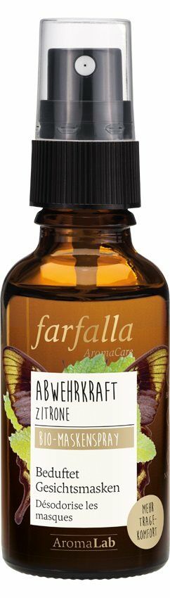 FARFALLA Maskenspray Abwehr Zitrone Bio 30ml FARFALLA Maskenspray Abwehr Zitrone Bio 30ml