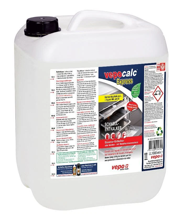 VEPOCALC Express Schnell Steamer Entkalker 10lt VEPOCALC Express Schnell Steamer Entkalker 10lt