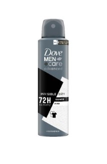 Dove Deo Aeros Spray Men Adv Invisible Dry 150ml