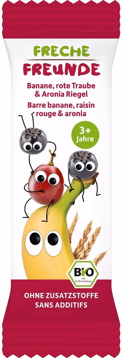 Freche Freunde Getreideriegel Banane Traube Aronia 4 x 23g
