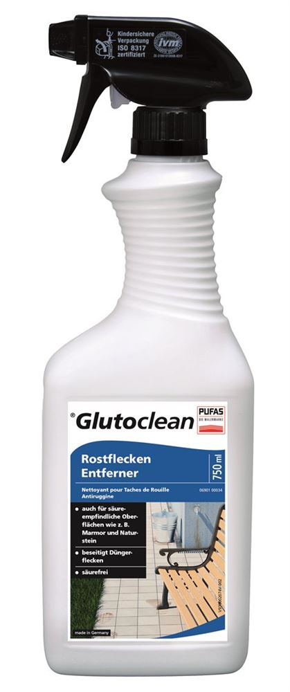 GLUTOCLEAN Rostflecken Entferner Fl 750ml GLUTOCLEAN Rostflecken Entferner Fl 750ml