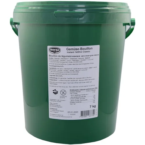 Morga Gemüse Bouillon fettfrei Bio 7kg