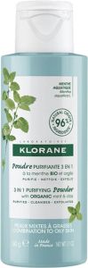 Klorane Wasserminze Bio 3-in-1 Reinigungspuder 50ml