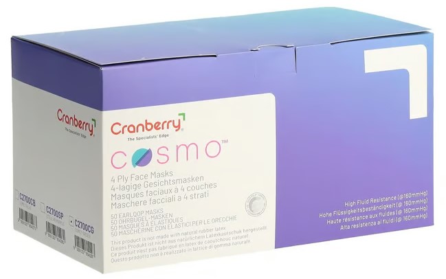 CRANBERRY Cosmo Gesichtsmaske 4l CBC2700SP 50 Stück