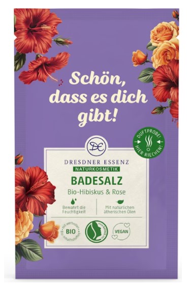 Dresdner Naturk Badesalz Disp Schön dass 12 Stück