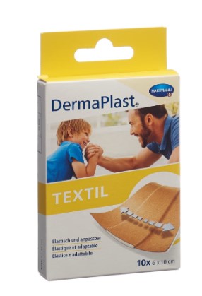 DermaPlast® Textil Schnellverband 6x10cm beige 10 Stück