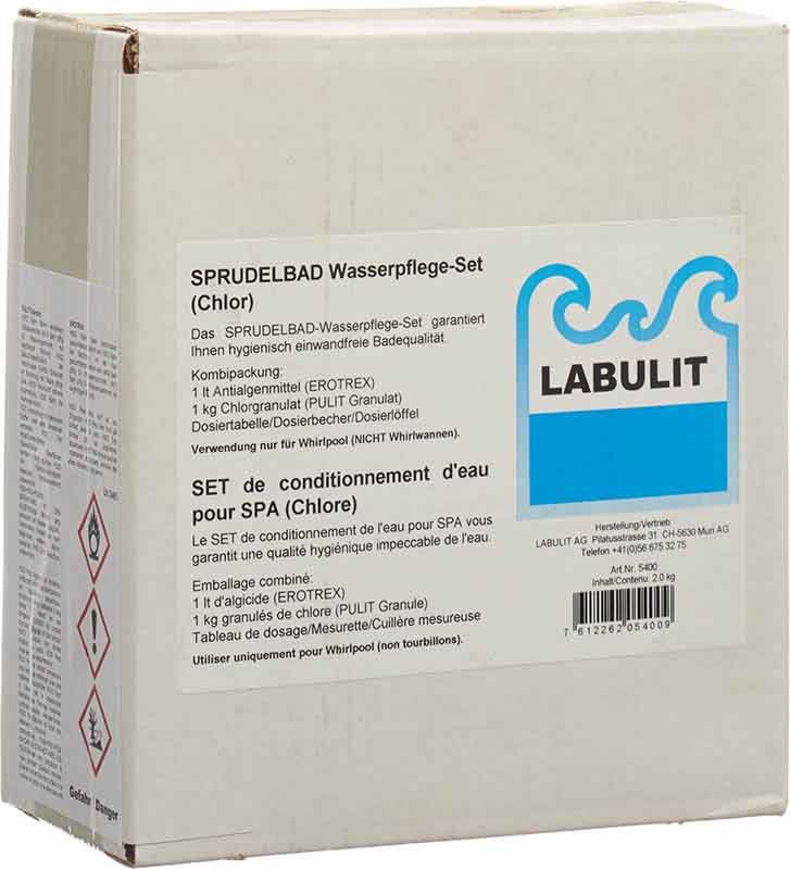 LABULIT Sprudelbad Wasserpflegeset Chlor 2kg