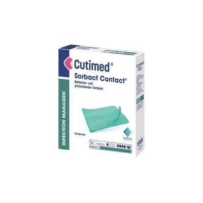 Cutimed Sorbact Contact 4 x 6 cm 40 Stück