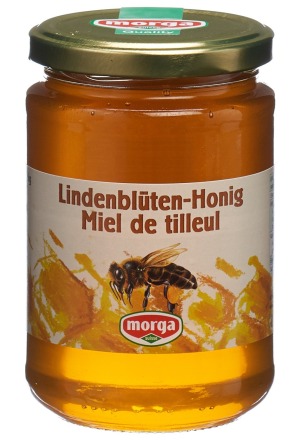 MORGA Lindenblüten Honig Ausland Glas 500g