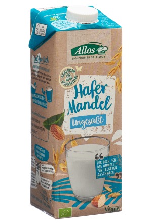 ALLOS Hafer-Mandel Drink Tetra 1lt