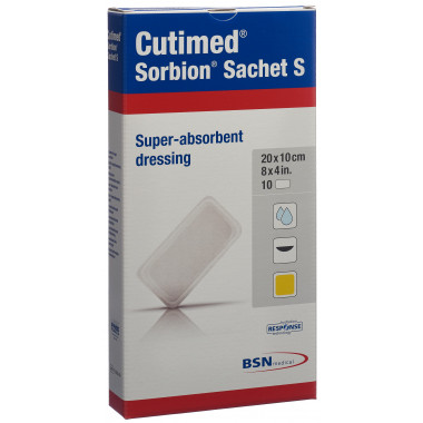 Cutimed Sorbion Sachet S 20x10cm 10 Stück
