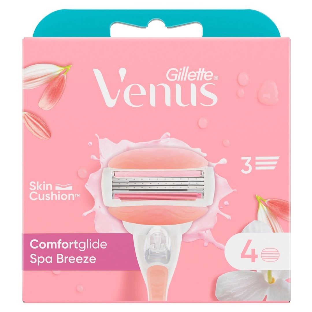 Gillette Venus Comfortglide Systemklingen Spa Breeze 4 Stück