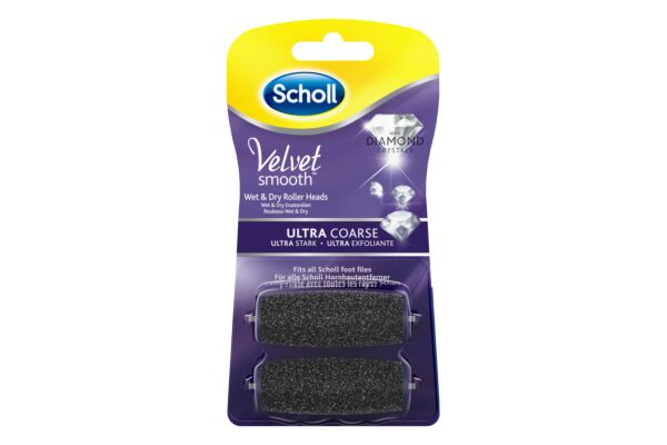 Scholl Velvet Smooth Pedi Rollen ultra stark Diamond 2 Stück Scholl Velvet Smooth Pedi Rollen ultra stark Diamond 2 Stück
