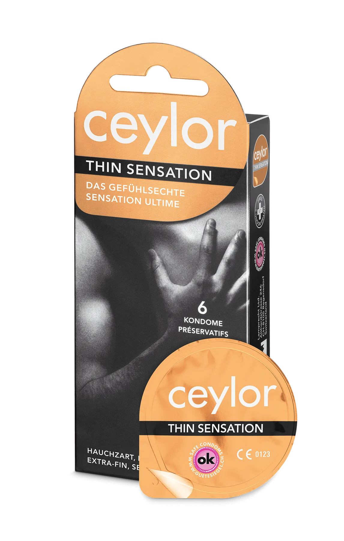 ceylor® Thin Sensation Präservativ 6 Stück ceylor® Thin Sensation Präservativ 6 Stück