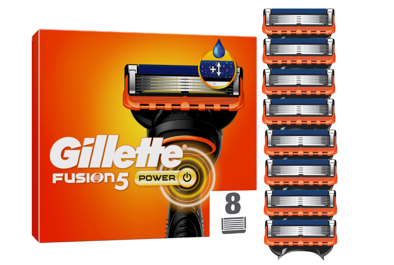 Gillette Fusion5 Power Systemklingen 8 Stuck