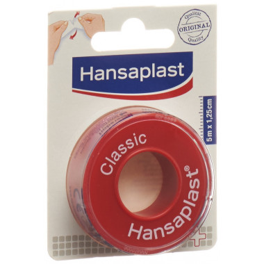 Hansaplast Classic Heftpflaster 5mx1.25cm Hansaplast Classic Heftpflaster 5mx1.25cm