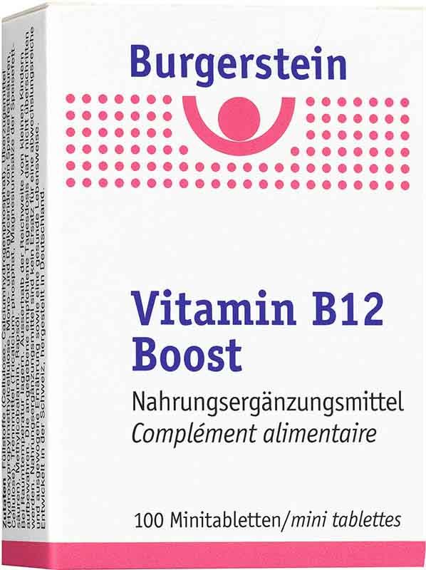 BURGERSTEIN Vitamin B12 Boost Minitablette 100 Stück BURGERSTEIN Vitamin B12 Boost Minitablette 100 Stück