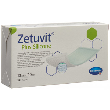 Zetuvit Plus Silicone 10x20cm 10 Stück
