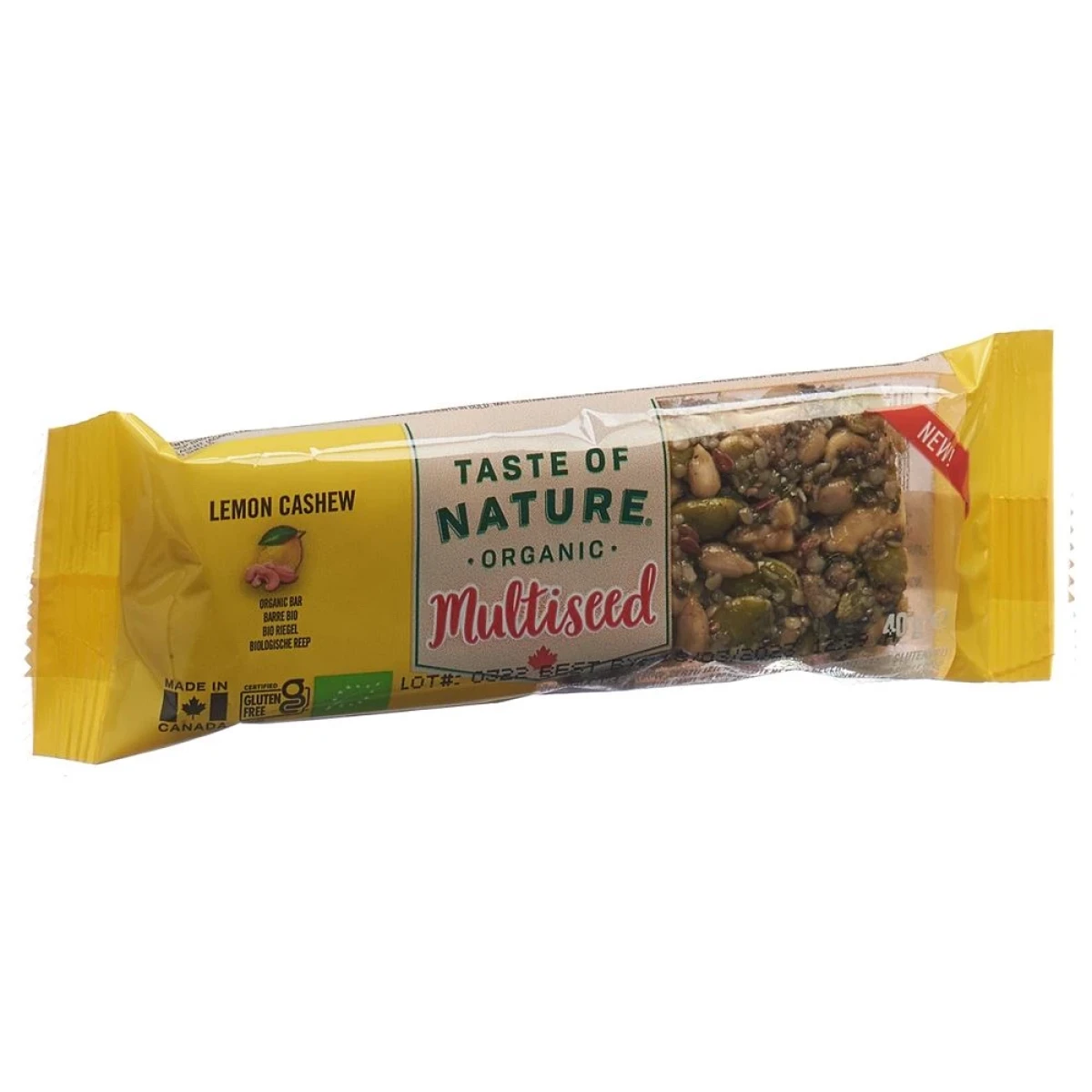 Taste of Nature Multiseed Lem Cashew Bio 40g
