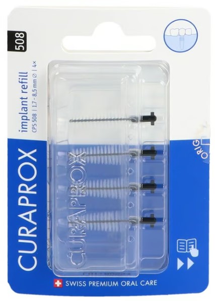 Curaprox CPS 508 Implant refill 4x schwarz