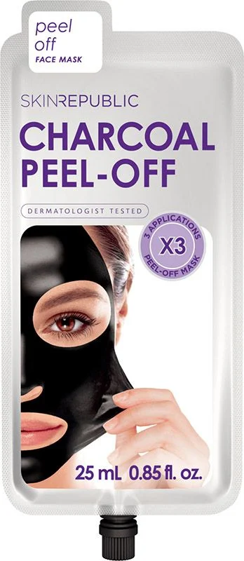 SKINREPUBLIC Charcoal Peel-Off Face Mask 25ml SKINREPUBLIC Charcoal Peel-Off Face Mask 25ml