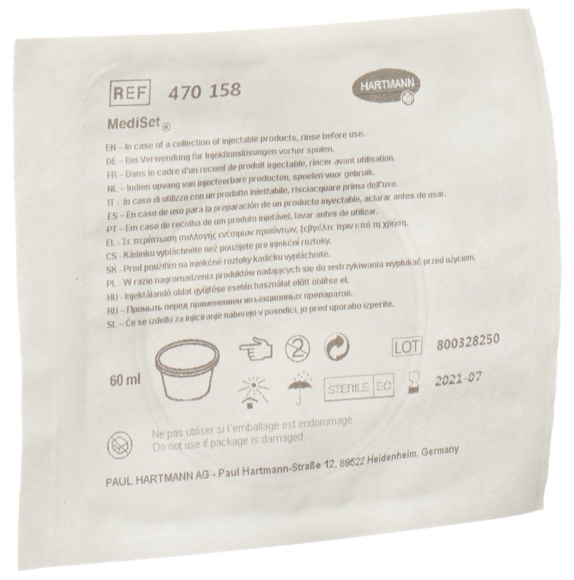 Mediset Satellit Schale 60ml steril
