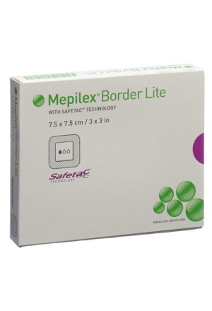 Mepilex (PI-APS) Border Flex Lite 7.5x7.5cm 5 Stück Mepilex (PI-APS) Border Flex Lite 7.5x7.5cm 5 Stück