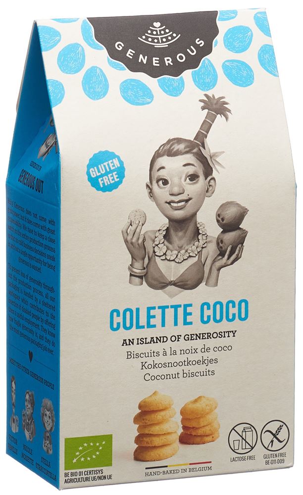 GENEROUS Colette Coco Biscuit glutenfr 100g