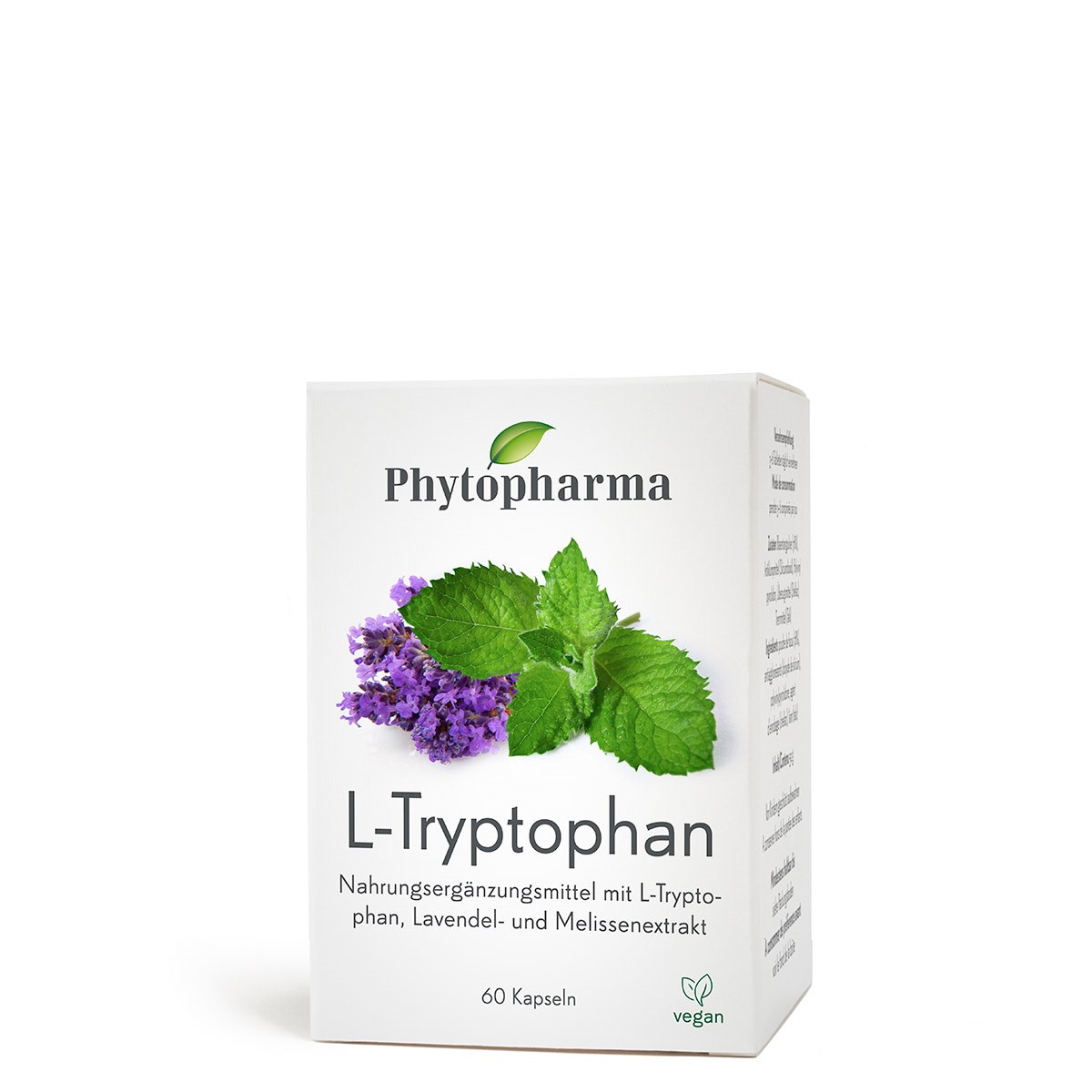 PHYTOPHARMA L-Tryptophan Kapseln 60 Stück PHYTOPHARMA L-Tryptophan Kapseln 60 Stück
