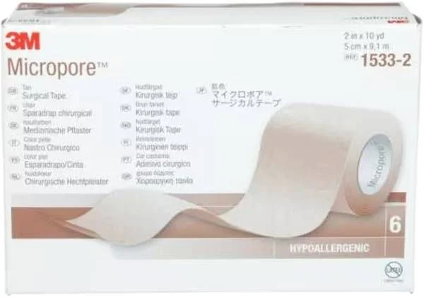 3M MICROPORE Roll o Disp 50mmx9.14m we 6 3M MICROPORE Roll o Disp 50mmx9.14m we 6