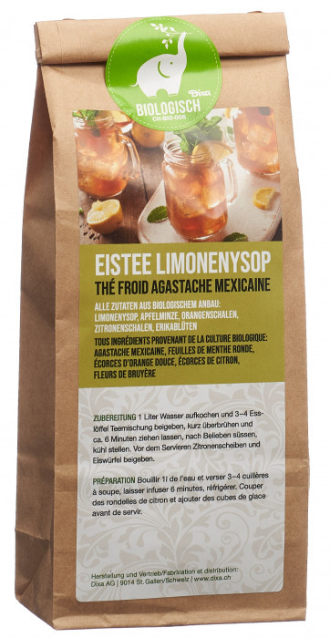 DIXA Eistee Bio Limonenysop 100g