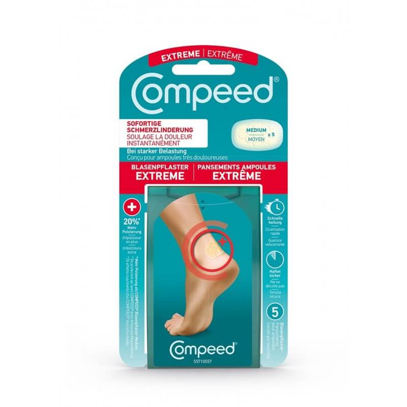 Compeed® Blasenpflaster Extreme für Ferse 5 Stück Compeed® Blasenpflaster Extreme für Ferse 5 Stück