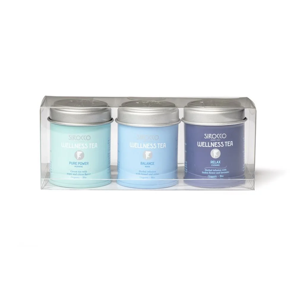 Sirocco Wellness Tea Selection 3 Dosen small Bio Sirocco Wellness Tea Selection 3 Dosen small Bio