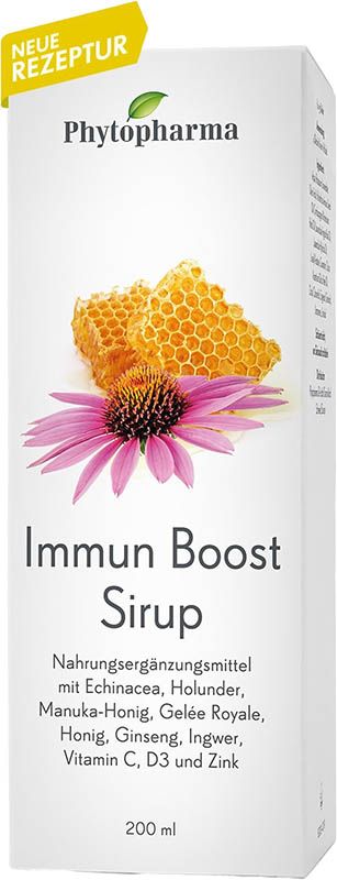 Phytopharma Immun Boost Sirup Glasflasche 200ml Phytopharma Immun Boost Sirup Glasflasche 200ml