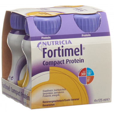 Fortimel Compact Protein Banane 4 x 125ml Fortimel Compact Protein Banane 4 x 125ml