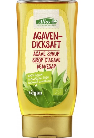 ALLOS Agavendicksaft in der Spenderflasche 250ml