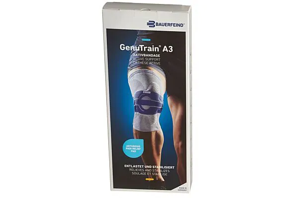 GenuTrain A3 Aktivbandage Gr1 rechts titan GenuTrain A3 Aktivbandage Gr1 rechts titan